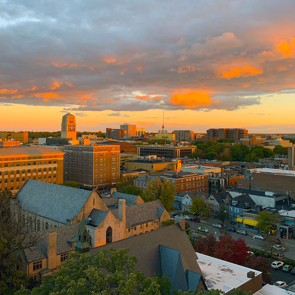 Ann Arbor, Mi sunset