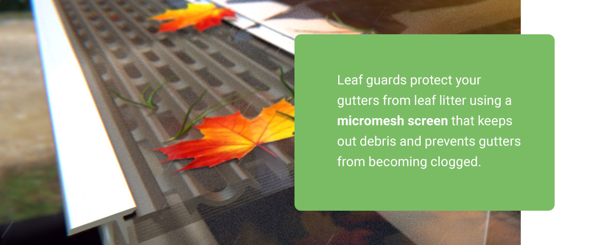 gutter guards prevent leaves