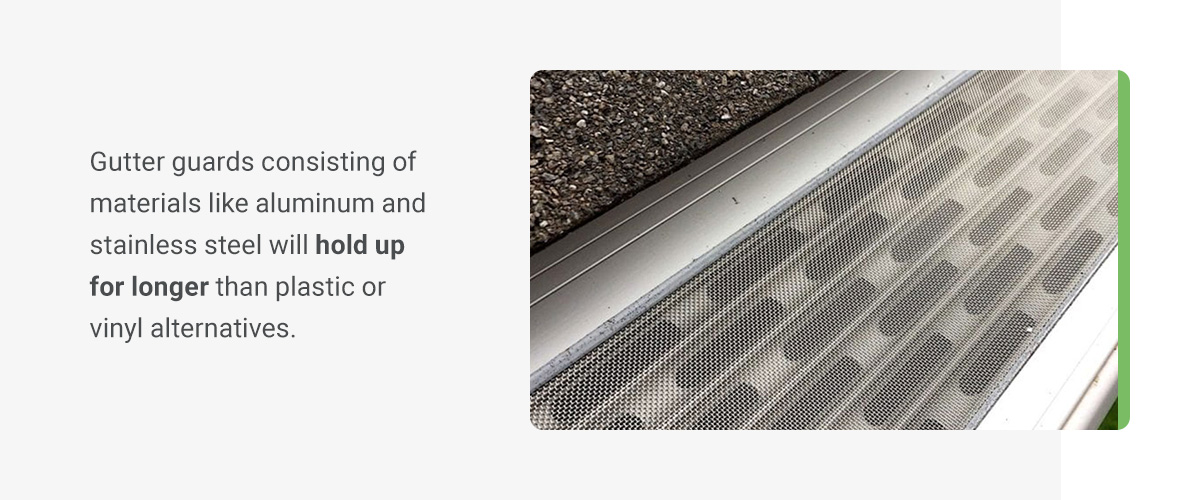 aluminum gutter guards